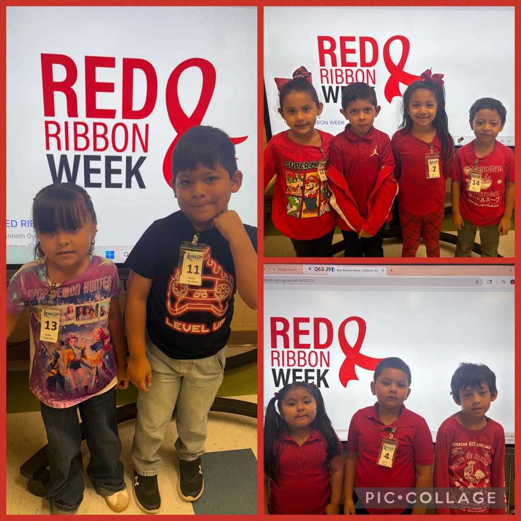 wear red for red ribbon week 