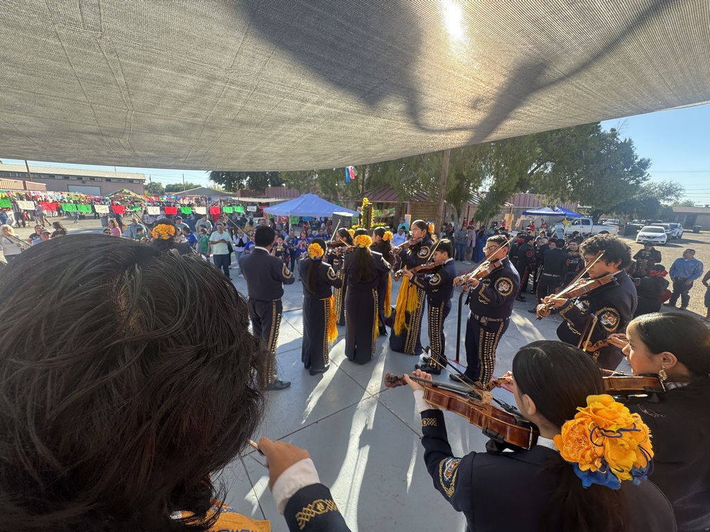 Mariachi Los Tigrillos de Oro represented Christen middle school at the Dia de Los Muerto Jamaica for Mother Cabrini Church this past Sunday. Parents and Students enjoyed music, Jamaica's activities, and supported our community in the Jamaica.