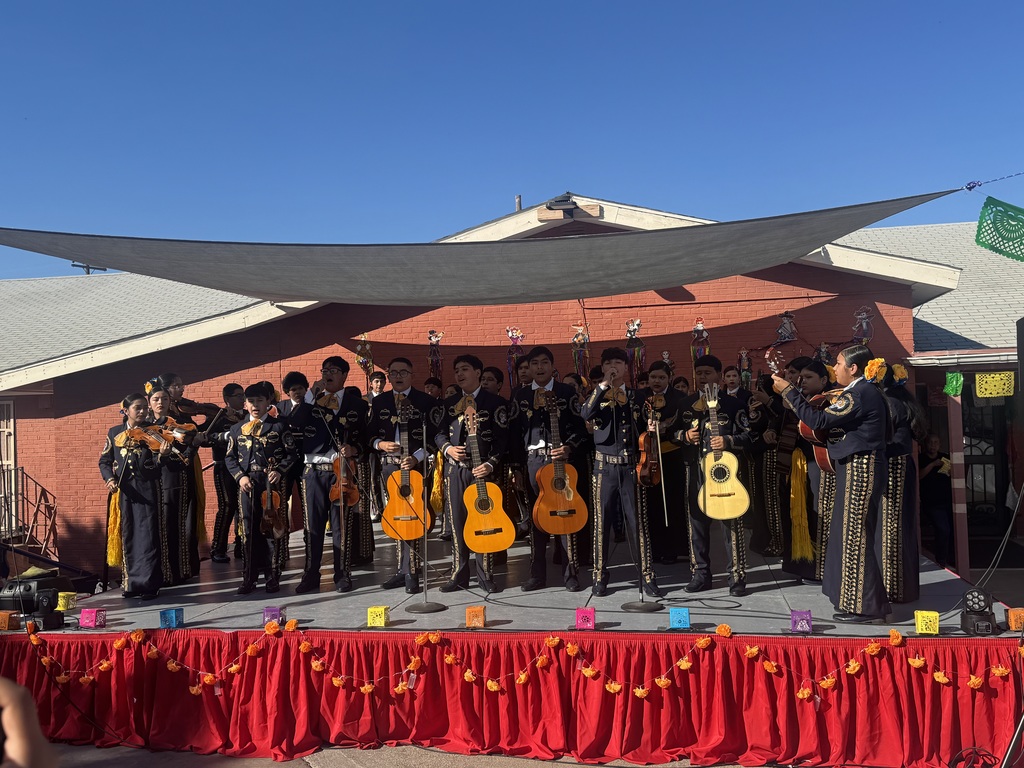 Mariachi Los Tigrillos de Oro represented Christen middle school at the Dia de Los Muerto Jamaica for Mother Cabrini Church this past Sunday. Parents and Students enjoyed music, Jamaica's activities, and supported our community in the Jamaica.