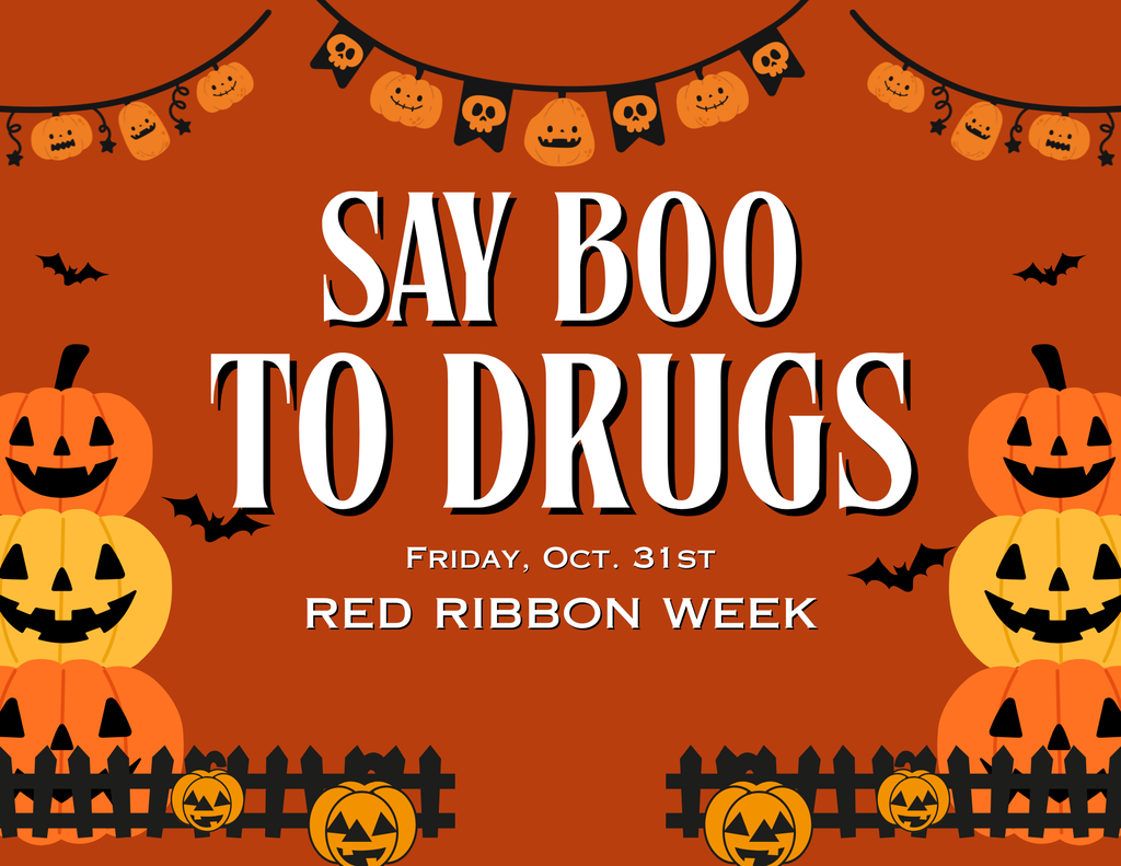 Say Boo To Drugs Red Ribbon Week 