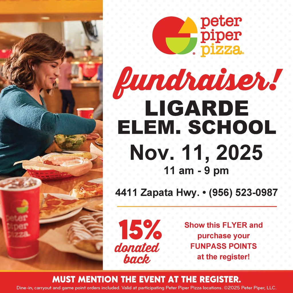 Peter Piper Fundraiser 11/11/25