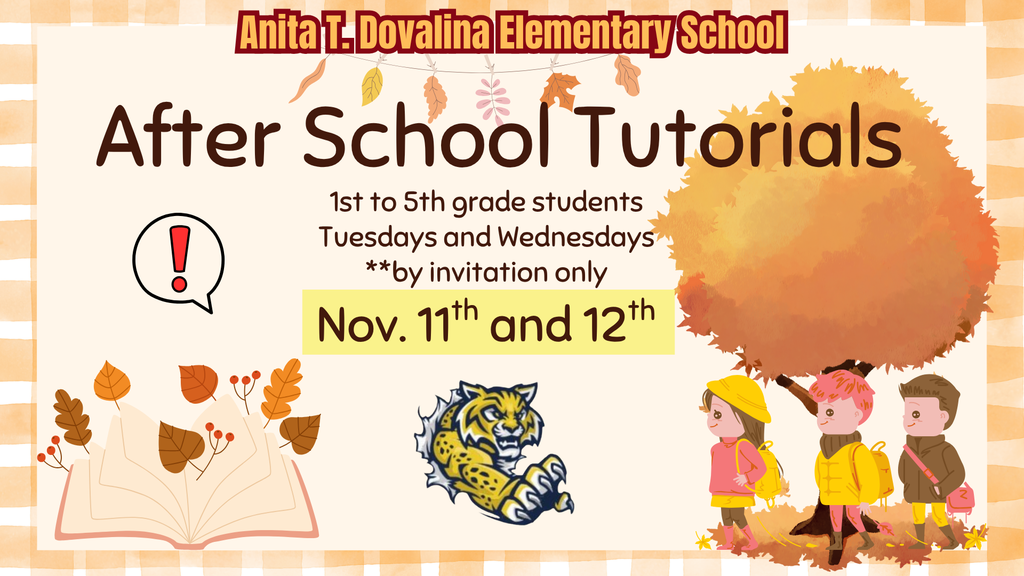 Tutorial Notice for the Week