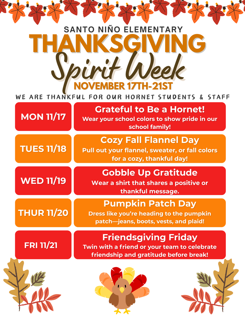 thanksgiving spirit week