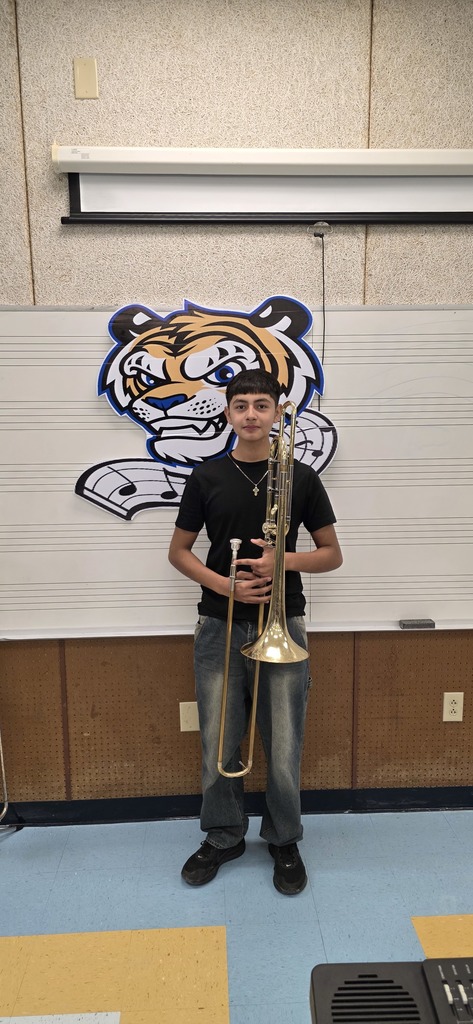 CONGRATULATIONS to 8th grade band student JOAQUIN LOPEZ! 