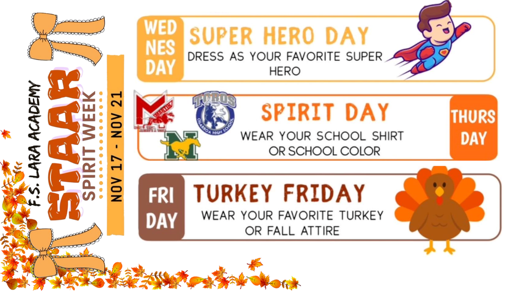 STAAR SPIRIT WEEK