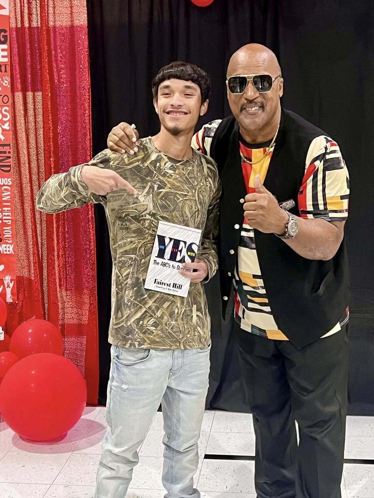 Awesome 👏🏼 presentation from motivational speaker, Dr. Fairest Hill.