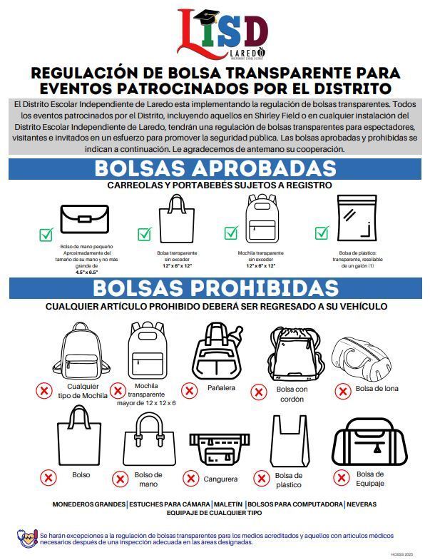 clear bag policy