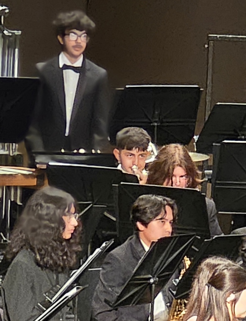  Congratulations to Joaquin Lopez on auditioning and qualifying for a spot in the TMEA Region 14 High School Honor Winds!  Joaquin participated in the high school Region 14 concert and clinic Friday and Saturday December 12th and 13th at the Victoria Fine Arts Center in Victoria, TX.  He was the ONLY middle school student to earn a spot in the Honor Winds group comprised of the top high school band students from region 14(Laredo, Victoria, Corpus Christi)