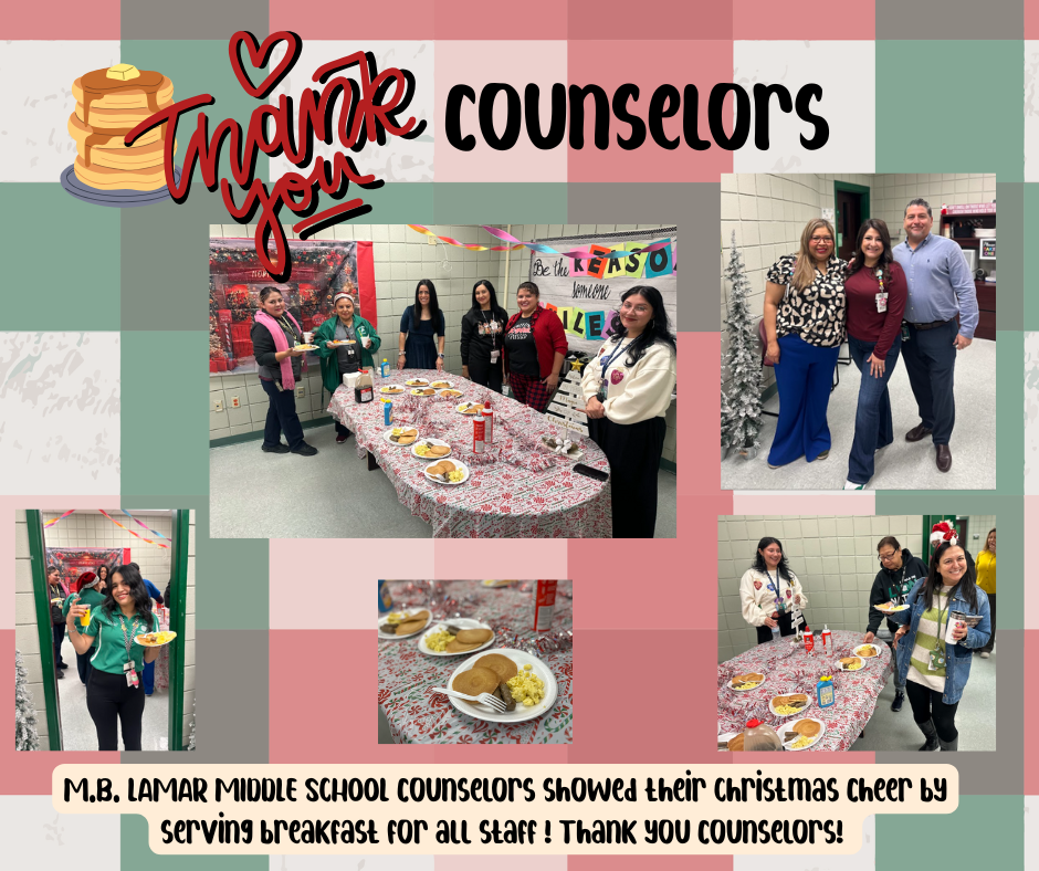 Thank you Counselors 