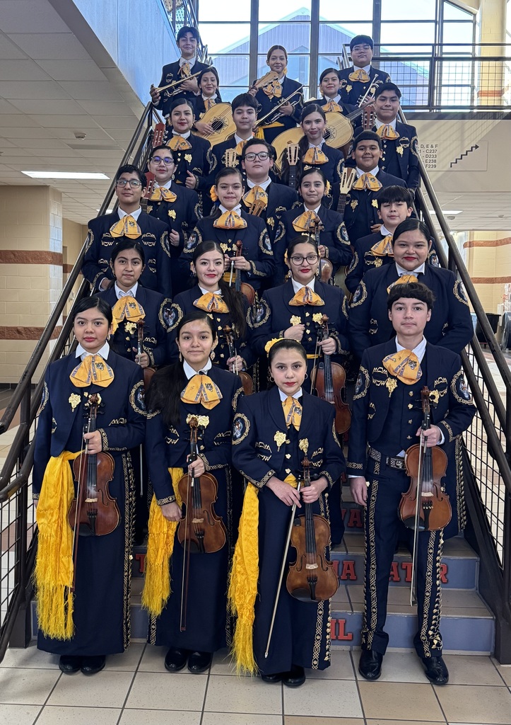 Mariachi UIL solo and ensemble Saturday January 31st results at United Highschool         Mariachi Los Tigrillos de Oro Varsity and JV earned 1st division and 48 first division medals.    
