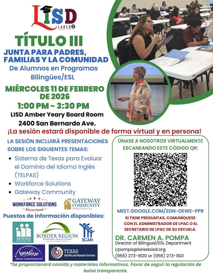 Title III Parent Meeting