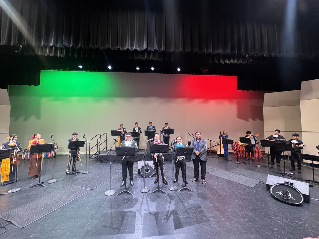 Congratulations to our Mariachi Los Tigrillos de Oro, and our very own director Mr. Ruben Guadian for representing Christen Middle School at the Region 14 clinics and concert