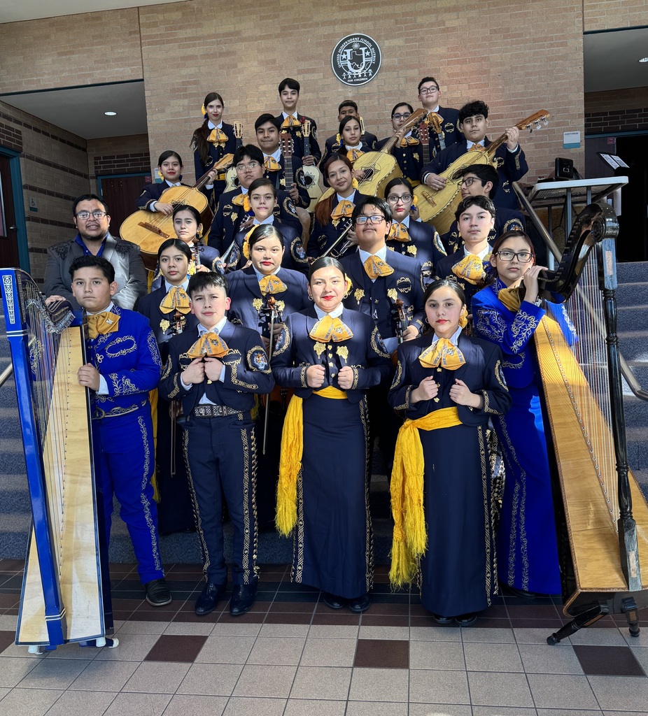 Congratulations to our Mariachi Los Tigrillos de Oro, and our very own director Mr. Ruben Guadian for representing Christen Middle School at the Region 14 clinics and concert