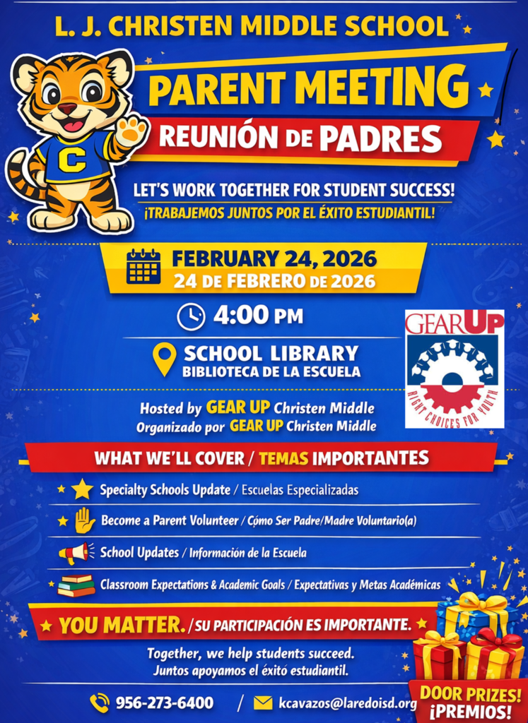 Parent Meeting Feb 24th