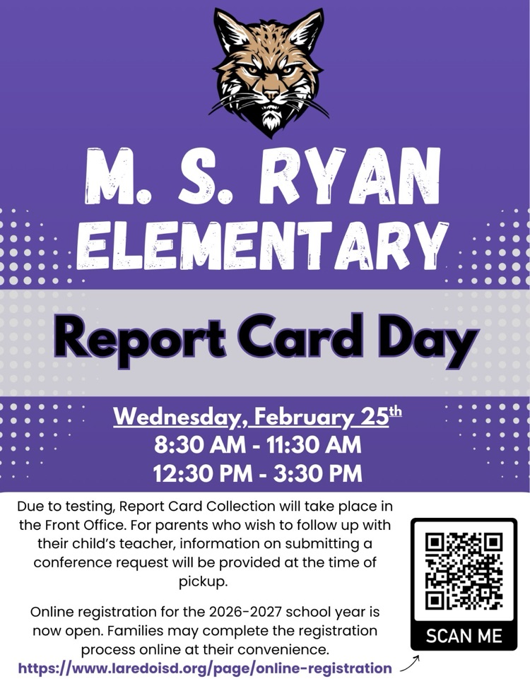 report card day flyer