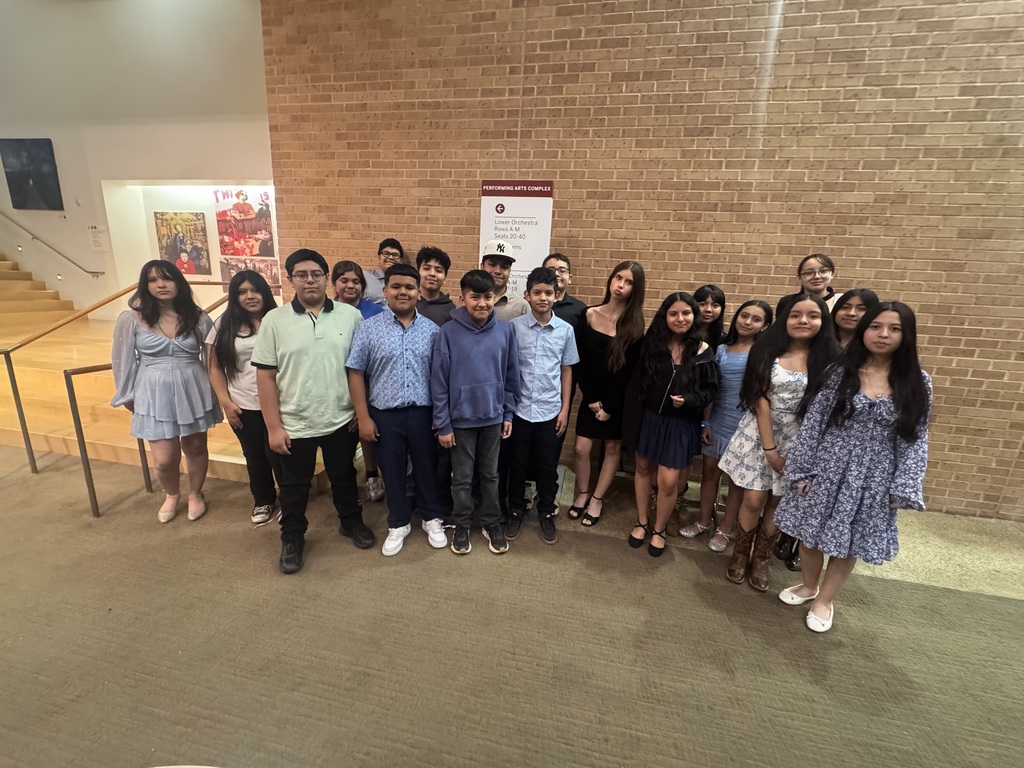 Congratulations to our Mariachi program for representing Christen Middle School and LISD at the Festiba Mariachi Festival in Edingburg, Texas.