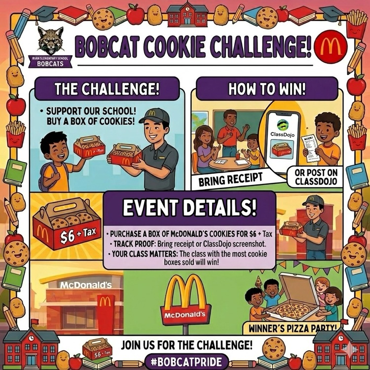 cookie challenge flyer