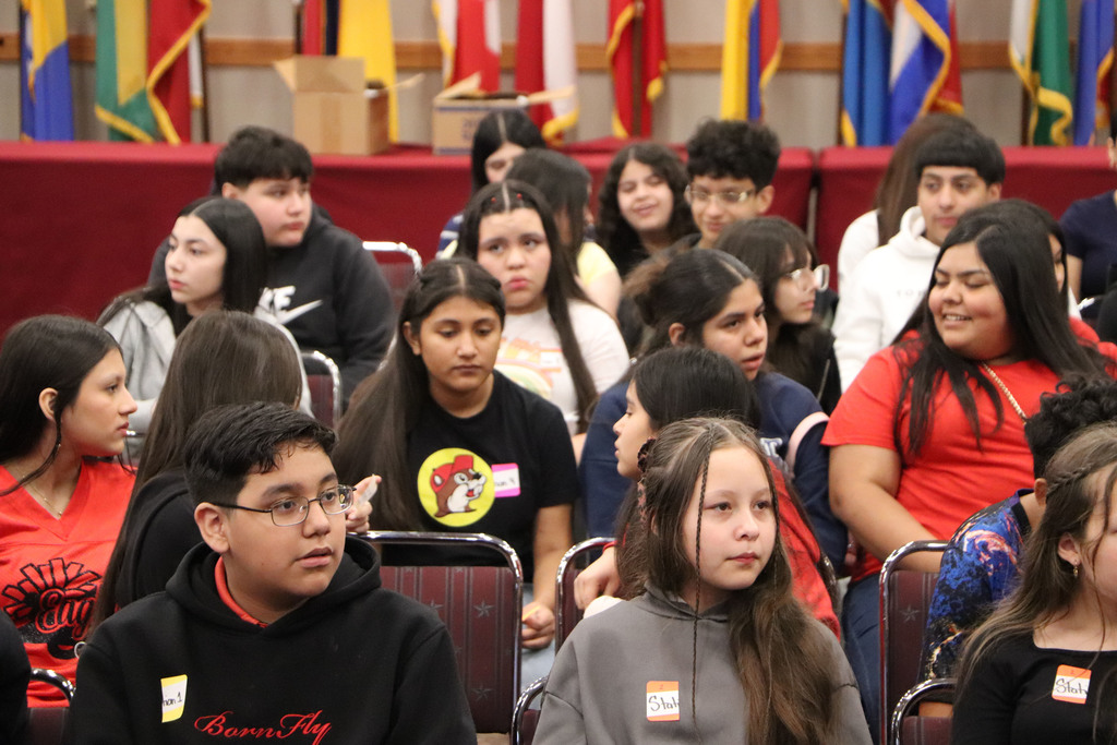 Students from LISD gathered on March 6, 2026, at Texas A&M International University.