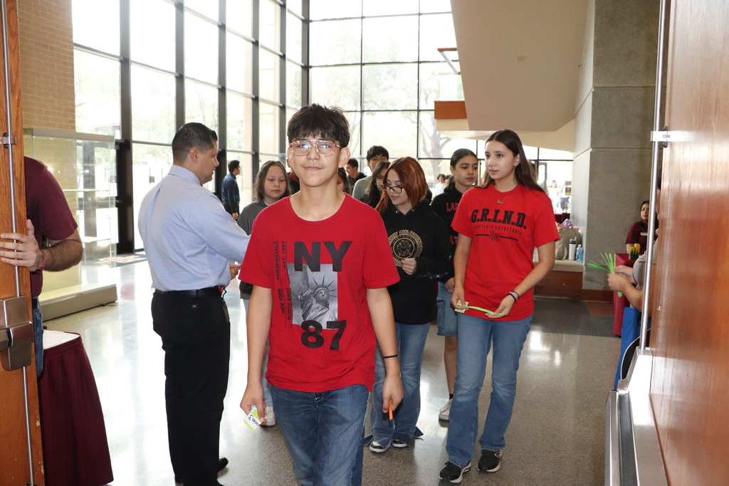 Students from LISD gathered on March 6, 2026, at Texas A&M International University.