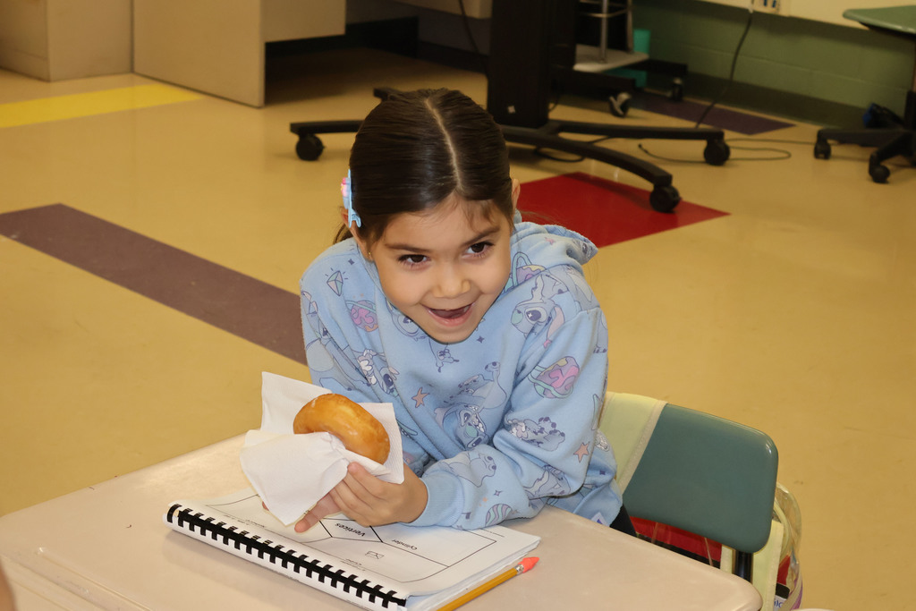 Ms. Christina Perez was honored as March Teacher of the Month at Santo Niño Elementary.