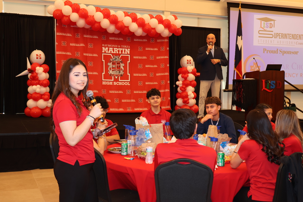 The Superintendent’s Student Advisory Board held its final meeting of the school year 