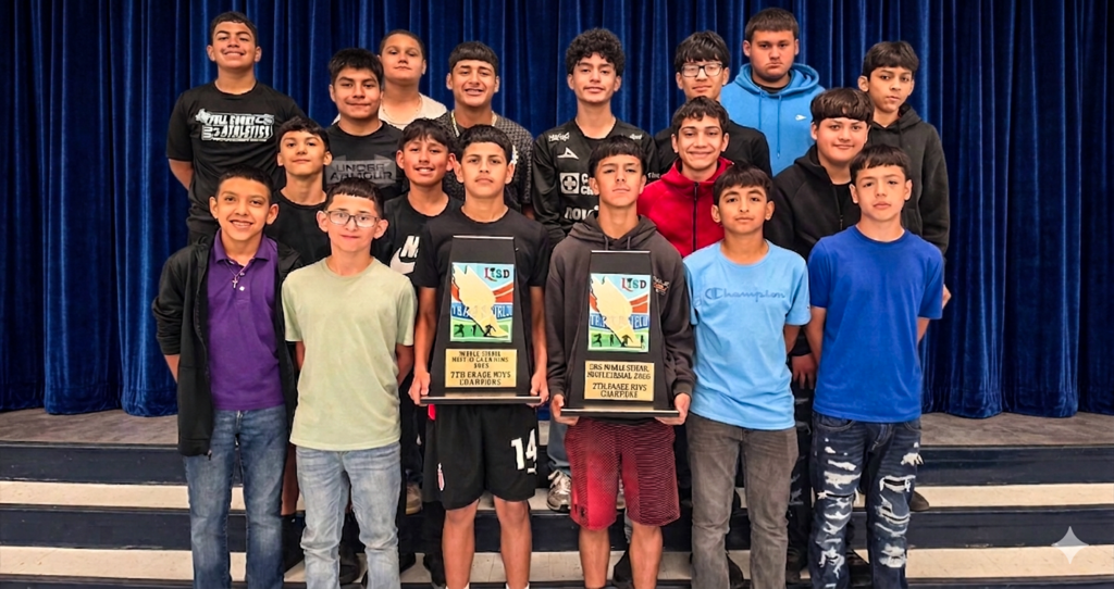 LISD Middle School Invitational 7th Grade Boys Champions 2026  LISD Middle School Meet of Champions  7th Grade Boys Champions 2026