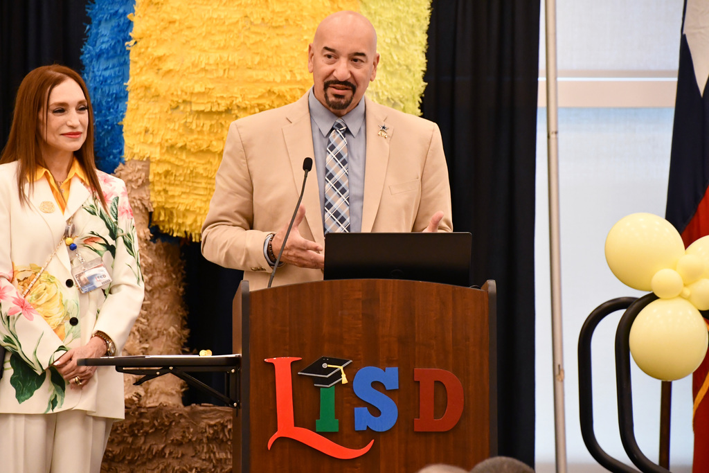 National Library Week Proclamation Superintendent Mr Pro speaking
