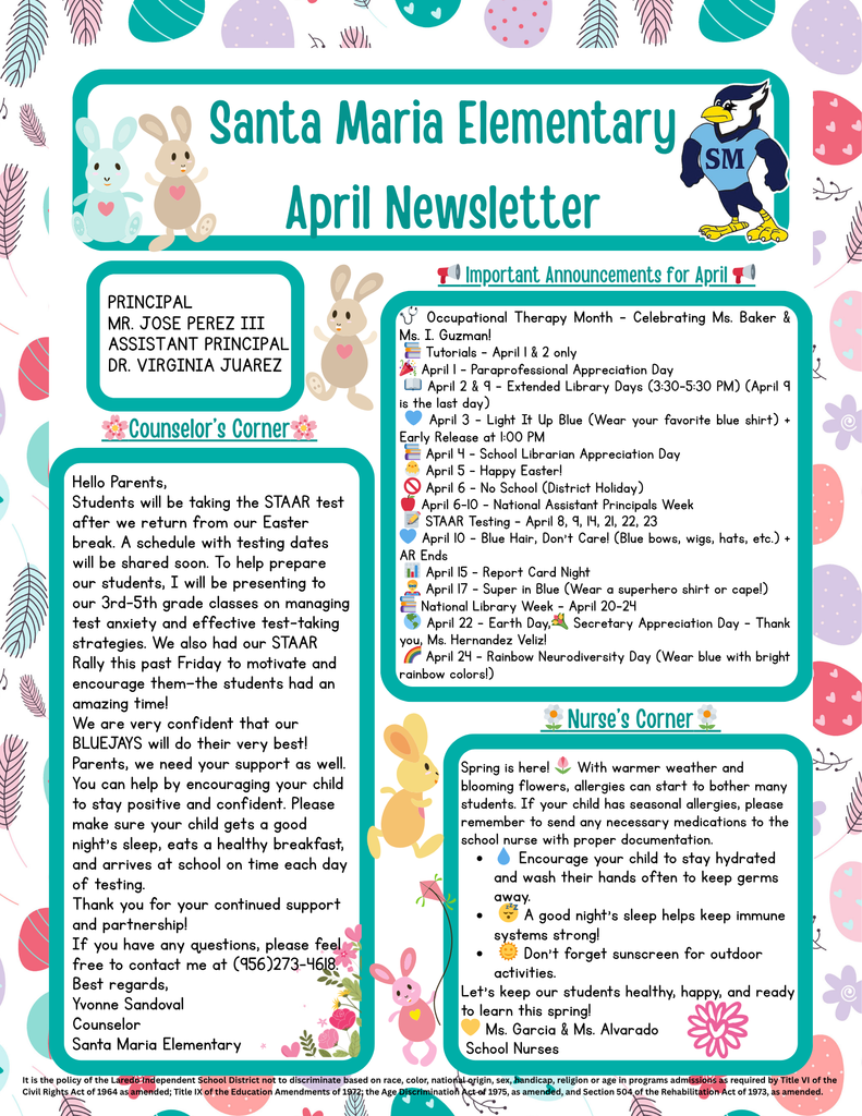 April Newsletter