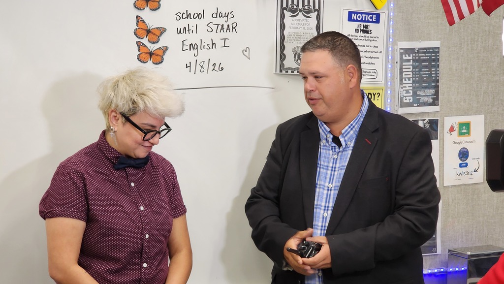 Cigarroa Teacher of the Month - April