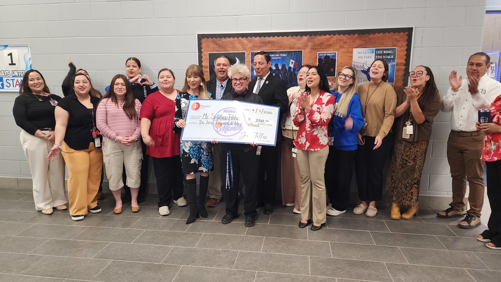 Cigarroa Teacher of the Month - April