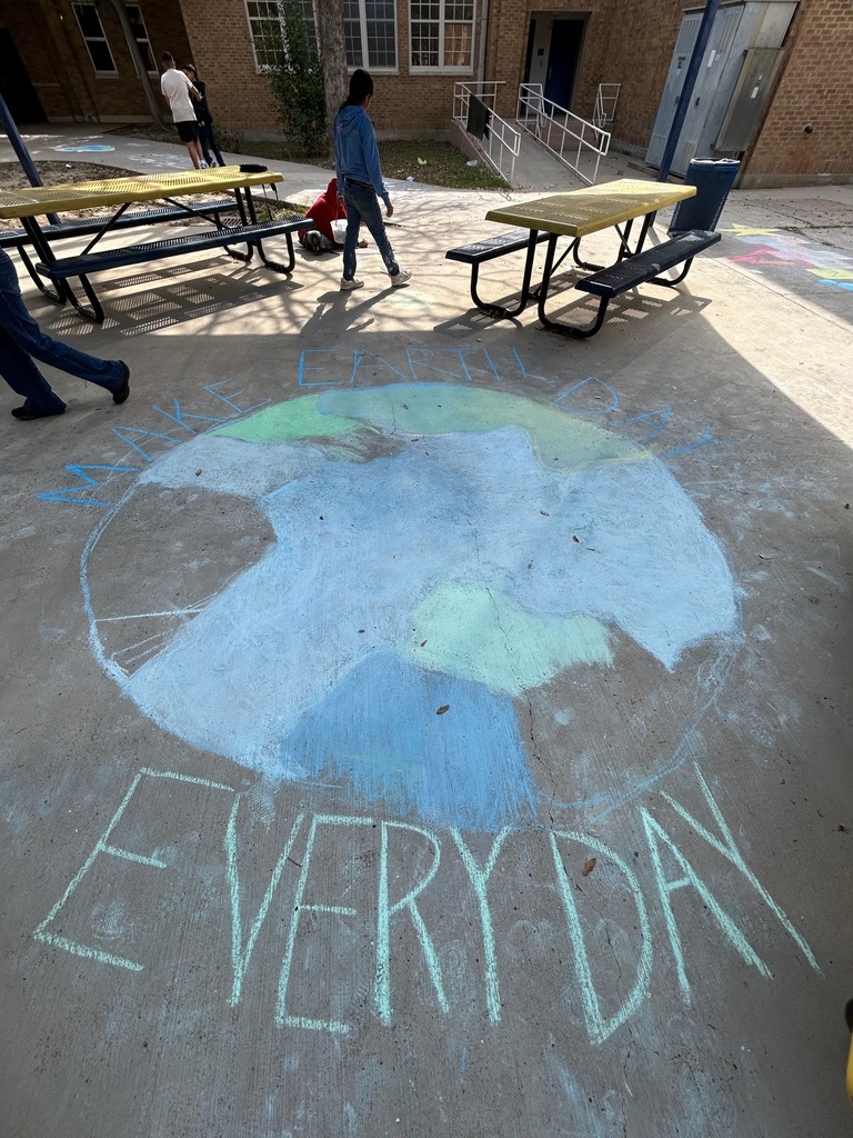 Earth Day campus beautification project.  #KeepLaredoBeautiful