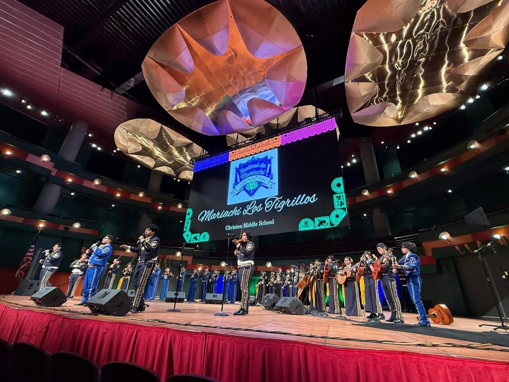Congratulations to Mariachi Los Tigrillos de Oro Varsity and JV for representing Christen Middle School at the Texas A&M Corpus Christi Mariachi Festival.