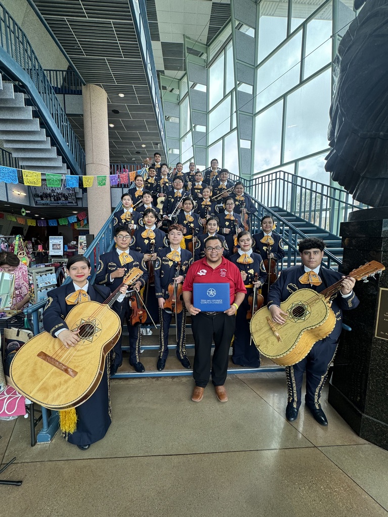 Congratulations to Mariachi Los Tigrillos de Oro Varsity and JV for representing Christen Middle School at the Texas A&M Corpus Christi Mariachi Festival.
