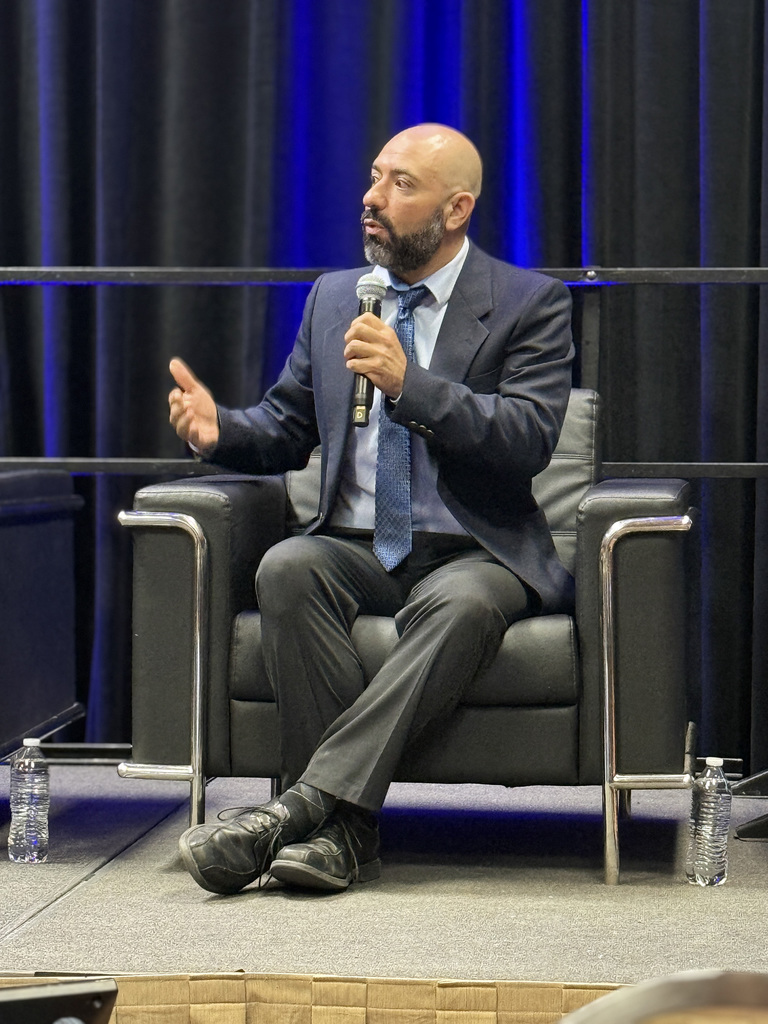 LISD CCMR departmeny with LC partnership speaking on a panel