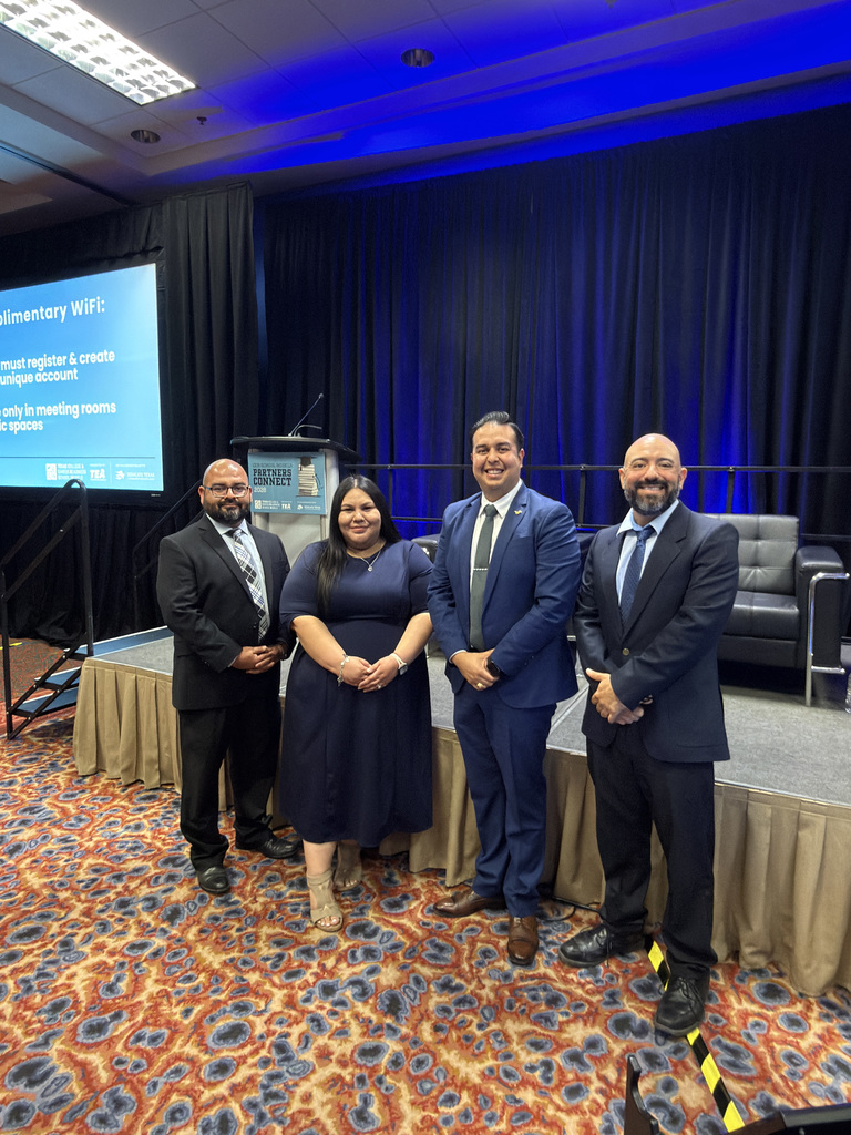 LISD CCMR departmeny with LC partnership speaking on a panel