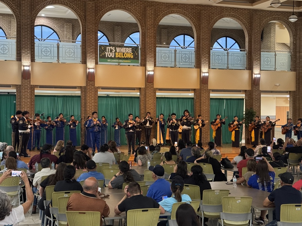 Mariachi Los Tigrilllos de Oro Varsity and JV representing Christen Middle School at the LC Laredo College Mariachi Concert.   GO CUBS!