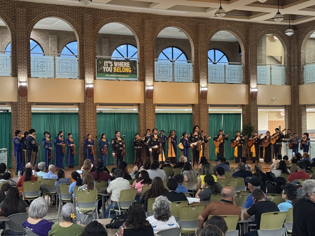 Mariachi Los Tigrilllos de Oro Varsity and JV representing Christen Middle School at the LC Laredo College Mariachi Concert.   GO CUBS!