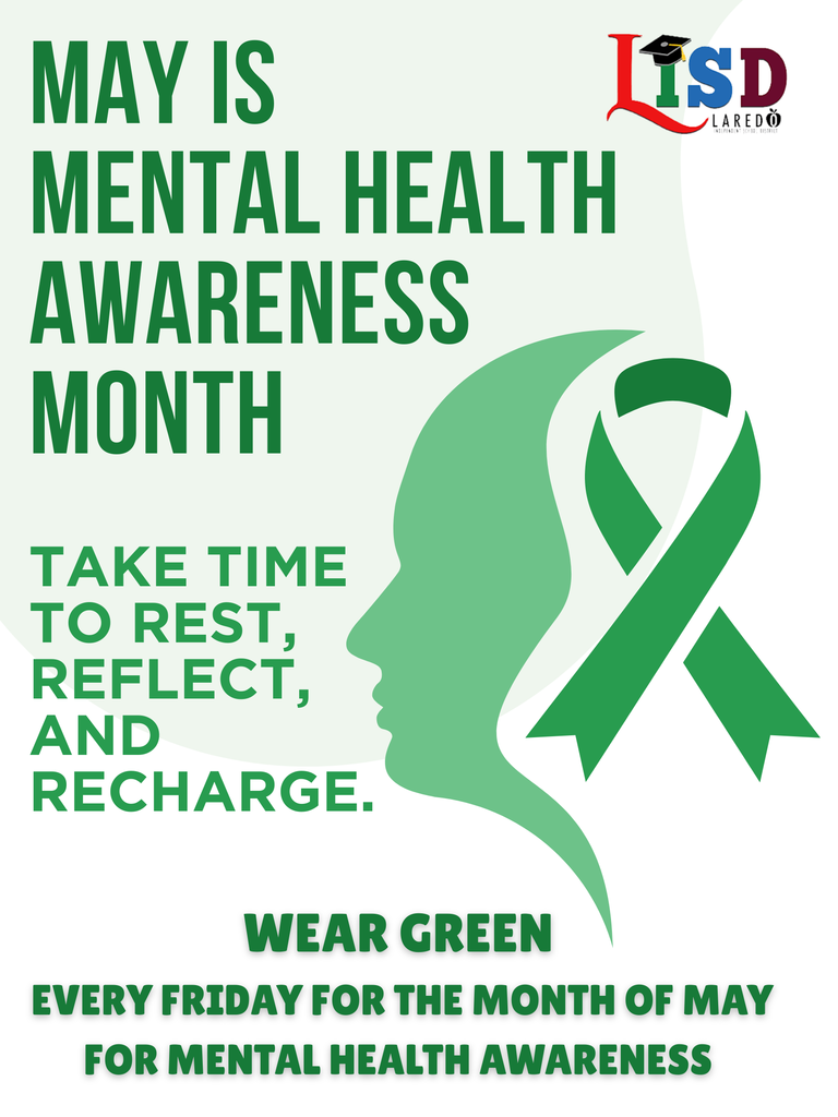 Mental Health Month of May flyer