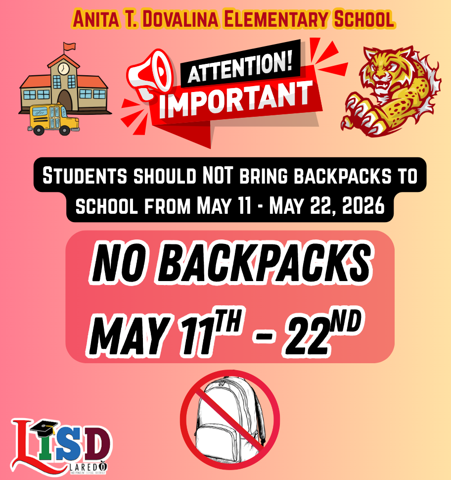 No Backpacks