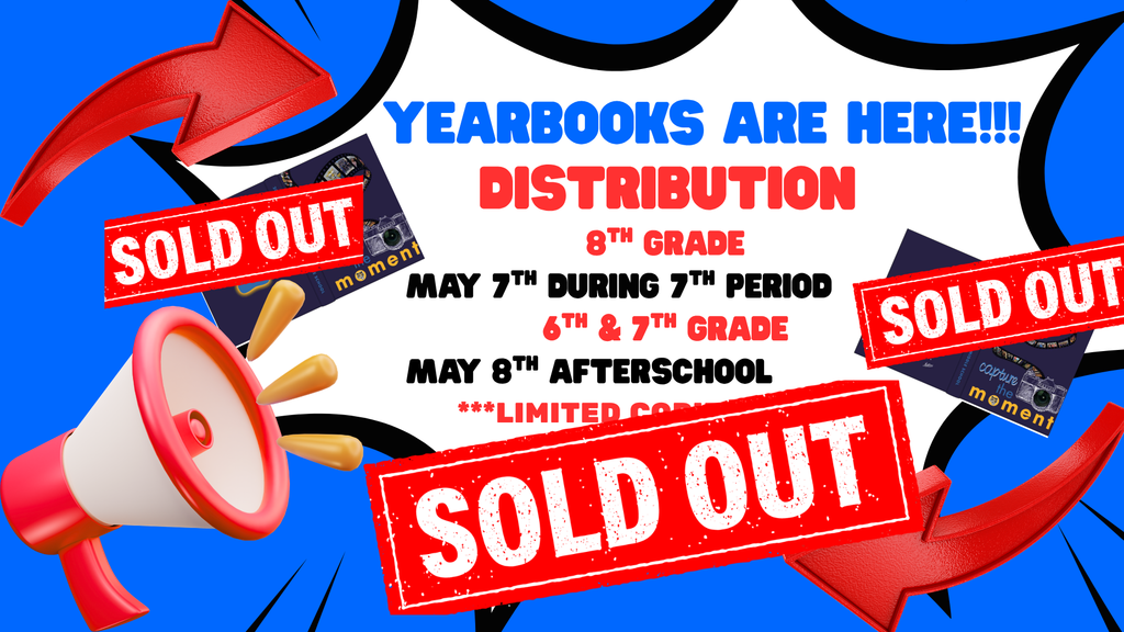 Yearbooks Sold Out!!