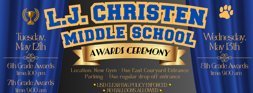 L. J. Christen Middle School Awards Ceremony