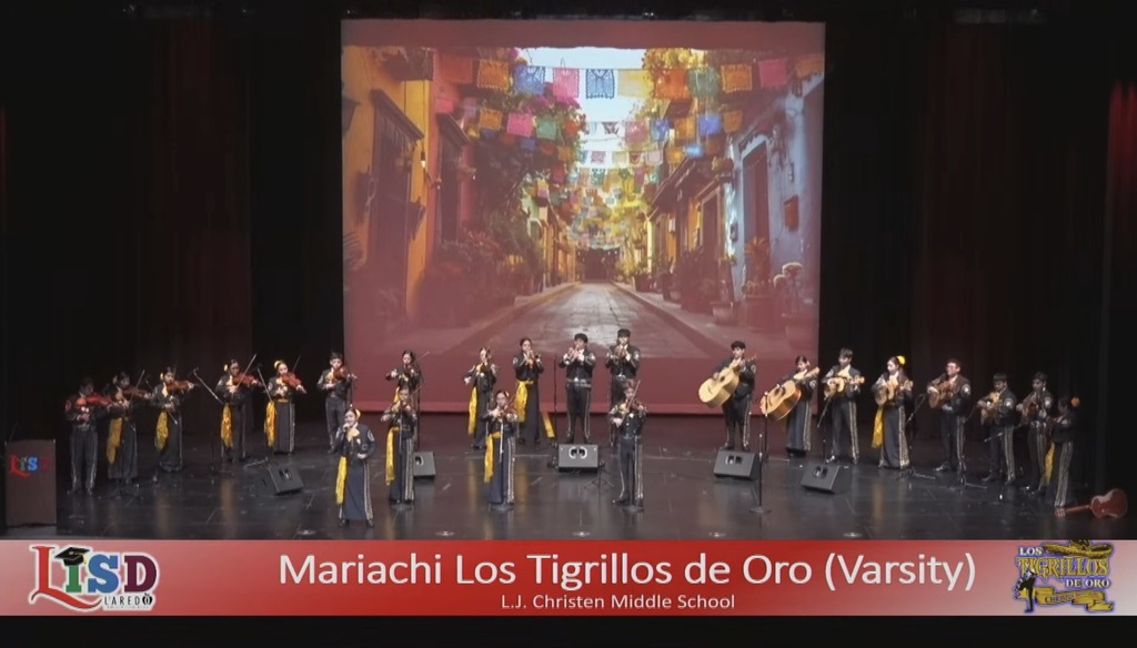 Mariachi Los Tigrillos de Oro from Christen Middle Mother’s day performing at the Mothers Day concert.  