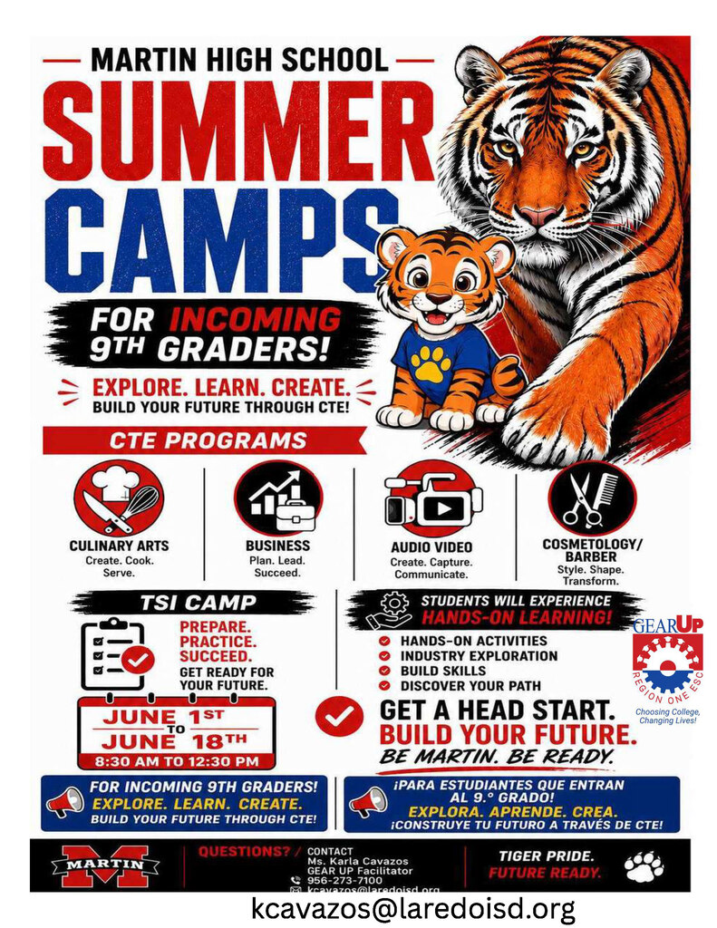 Martin High School Summer Camps