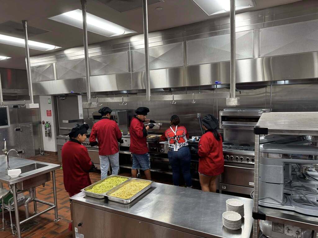 CTE program at Martin High School culinary arts and cosmetology students