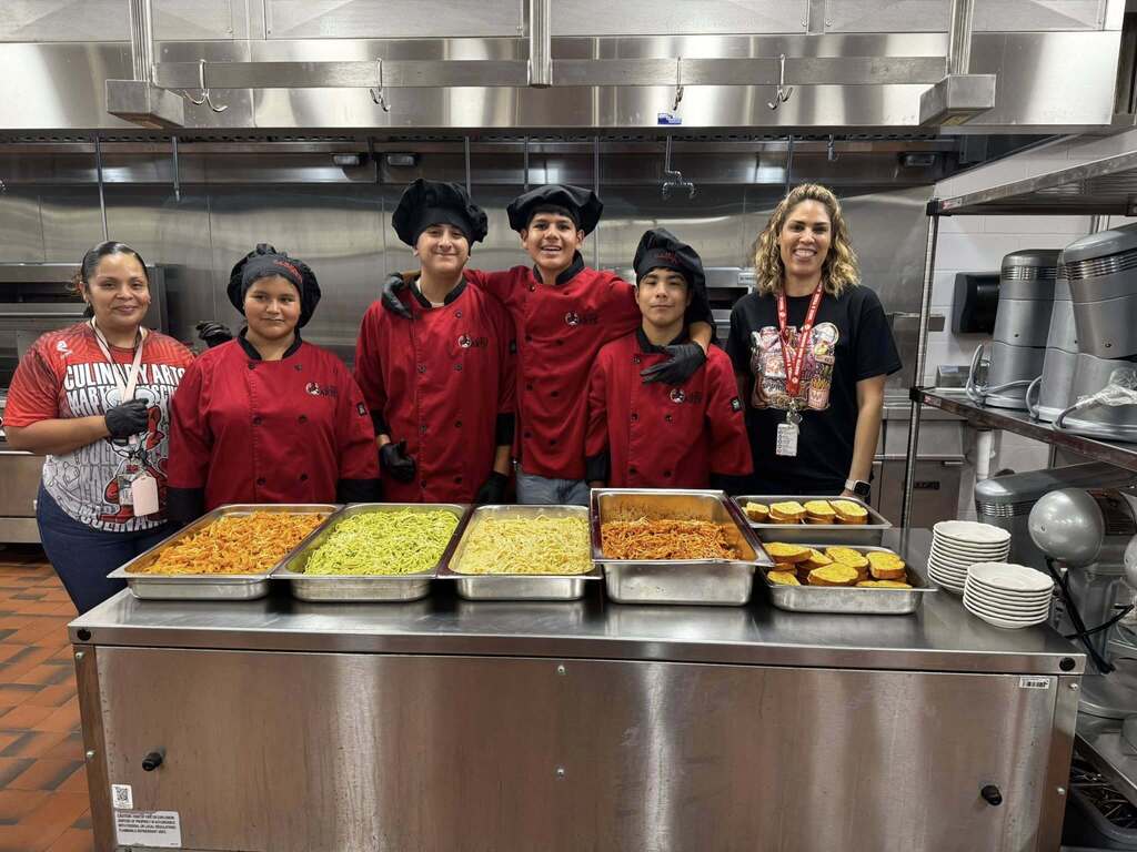 CTE program at Martin High School culinary arts and cosmetology students