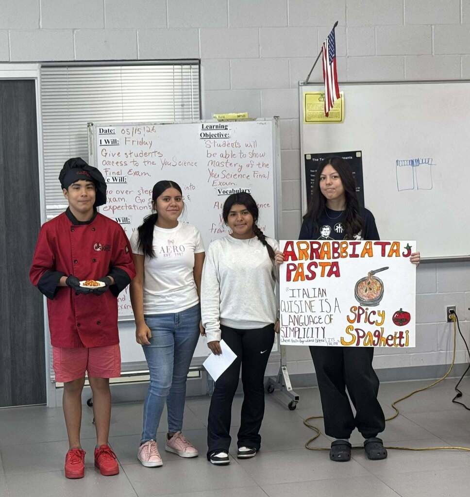 CTE program at Martin High School culinary arts and cosmetology students