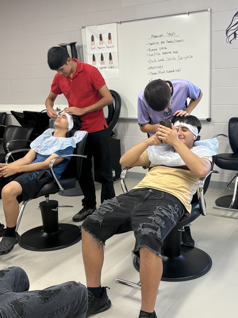CTE program at Martin High School culinary arts and cosmetology students