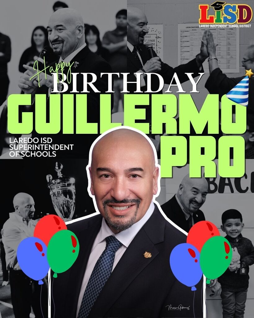 Happy Birthday Guillermo Pro, Superintendent of Schools