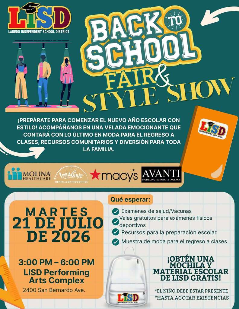 back to school flyer in spanish