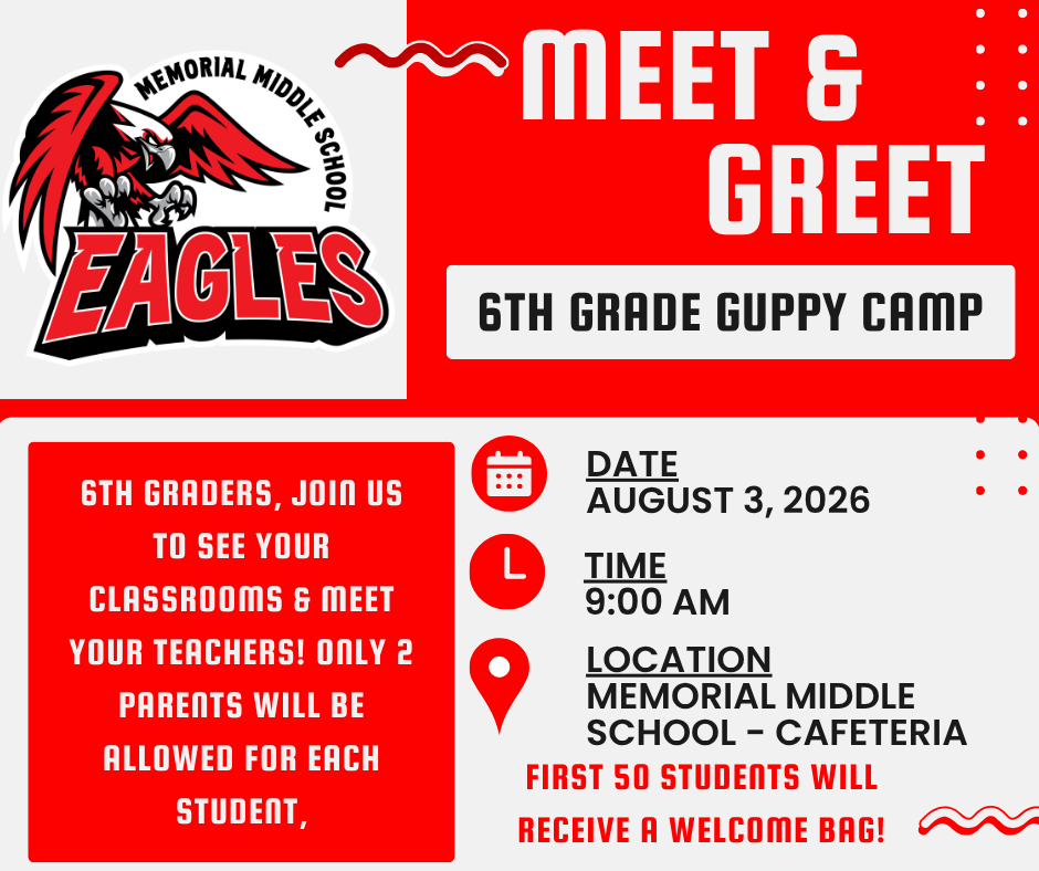 Memorial Middle Guppy Camp